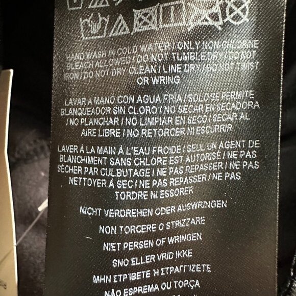 GUESS Women's Soto Faux Leather Skinny Pant Jet Black Sz 0 - Picture 10 of 12